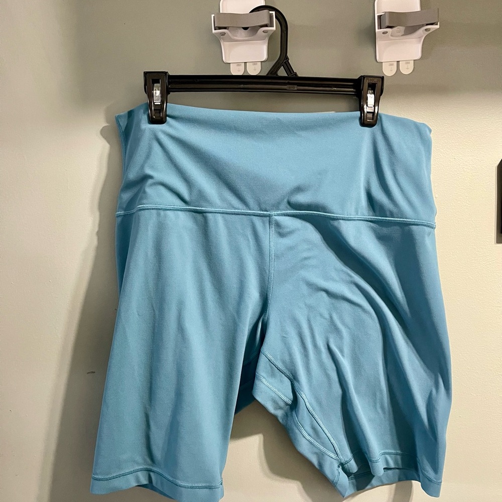 Lululemon Athletica Light Blue Bike Shorts